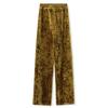 Nuevos Pantalones Casuales Versátiles de Gama Alta Estilo Chino para Otoño e Invierno, Nuevos Pantalones de Terciopelo de Pierna Recta para Mujer My073