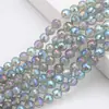 Joyería Hecha a Mano Accesorios DIY Cuentas Sueltas de Cristal Al por Mayor 6-10mm Chapado 96 Caras Cuentas de Tierra Cuentas de Cristal Disco