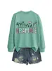 Amazon eBay site independente moda elegante temperamento feminino grammaie floral outono e inverno moletom de manga comprida para comércio exterior