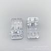 Clip Adhesivo Transparente Plástico Clip para Tarjeta de Pecho Clip para Certificado Clip de Resorte Adhesivo Acrílico Autoadhesivo Clip Adhesivo de Doble Cara Clip de PP