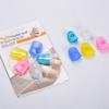 Luva de dedo para guitarra espessada universal para mão esquerda e direita luva de dedo de silicone para cordas capa protetora de dedo de guitarra resistente ao desgaste conjunto