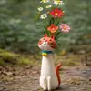 Artículo Popular en Sitios Web Independientes: Florero Hecho a Mano con Forma de Gato Original