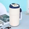 Nueva taza de café inteligente de acero inoxidable 316, termo al vacío de alto valor de color con cordón, taza para discapacitados en la oficina en casa.