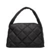 Bolsa de mano popular de hilo de bordar de rombos estilo coreano ins de este año, nueva para otoño e invierno 2023, bolsa casual de estilo occidental que combina con todo para mujer