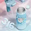 Taza Aislada Fiesta de Huevos Acero Inoxidable 316 Alta Apariencia Taza de Agua con Popote para Niños Uso Escolar Gran Capacidad Anticaídas