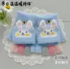 Guantes de Celebridad de Internet Transfronterizos, Guantes de Invierno de Felpa de Medio Dedo con Cubierta Plegable Calientes sin Dedos de Piel Sintética de Visón Tejidos para Estudiantes y Niños
