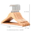 Perchas de Madera para Uso Doméstico, Antideslizantes, Sin Costuras, Perchas de Madera para Pantalones, Hotel, Tienda de Ropa, Perchas de Madera Maciza para Secar Ropa