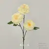Arranjo de Chão com Flores Artificiais Cor de Champanhe, Rosa de Casamento, Hortênsia, Material de Flores para Corredor de Teto, Arranjo de Decoração para Auditório