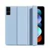 Adequado para capa protetora de tablet Xiaomi 6 Red Mi pad10.6 Xiaomi 5 colmeia tri-dobrável resistente a quedas capa de silicone macio de 11 polegadas