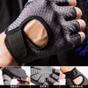 Guantes de fitness con mancuernas para mujer, estilo fino de verano, antideslizantes para ciclismo, levantamiento de pesas, frisbee, prevención de callos, guantes deportivos de medio dedo para hombre