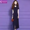 Feimengyi Design Original Moda Conjunto de Roupa para Mulheres Verão Camisa com Estampa de Bolinhas Top e Saia Conjunto de Duas Peças