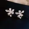Pendientes de plata de ley S925 estilo coreano de lunares con lazo 2026 nuevos de moda populares versátiles de alta gama hermosos pendientes para mujer