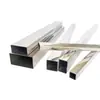 Tubo cuadrado de acero inoxidable 201 tubo decorativo de acero inoxidable tubo cuadrado de pared gruesa 25-325 tubería soldada de costura recta brillante