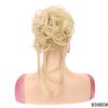 Comercio exterior transfronterizo peluca de cabello rizado para mujer europea y americana anillo de pelo largo con barba esponjosa anillo de pelo rizado peluca de moño para mujer tocado