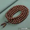 Sándalo Rojo de Hoja Pequeña, Sándalo Rojo Estrella Dorada Indonesio, Secuoya, Cuentas Budistas de Oración Coleccionables, Pulseras de Cuentas Redondas, Pulseras de Regalo, Suministro al por Mayor