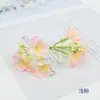 Cadena de Flores de Jazmín Racimo Artificial de Jazmín Pasador Adorno para el Cabello Abanico de Estilismo Arreglo Floral Caja de Flores Paquete de Materiales Accesorios DIY