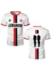 Estación Independiente Transfronteriza Camiseta de Verano para Hombre Impresión Digital Deportiva Cuello Redondo Holgada de Manga Corta Camiseta de Uniforme de Fútbol 3D