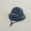 Gorro de Bebé Primavera y Otoño Ins Estilo Coreano Versátil Casual Panda de Bebé Sombrero Cubo Dibujo Animado Bebé Sombrero de Pescador