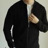 Cárdigan ligero y maduro con cremallera de Design Sense para hombre, abrigo de negocios para uso diario, suéter informal de otoño e invierno.