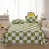 Juego de Sábanas de Tres Piezas Estilo Girly de Satén y Tela Gruesa Cardada con Encaje Juego de Ropa de Cama Clásico Nuevo Primavera y Verano 2026