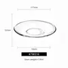 Harmony Juzun Cristalería Restaurante Taza y Platillo para Espresso Italiano Set Taza Creativa con Asa para Cafetería