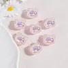 Estilo Coreano Gradiente Alta Elasticidade Elástico de Cabelo Menina Versátil Desenho Animado Elástico de Cabelo Rabo de Cavalo Corda de Cabelo Urso com Contas