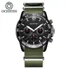Relógio Masculino Ochstin Moda Relógio de Quartzo À Prova d'Água Pulseira de Nylon Relógio de Nylon Mostrador Clássico de 3 Ponteiros