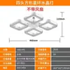 2026 Novo Modelo Transfronteiriço Quarto Sala de Jantar Lustre Ventilador de Cristal, Estilo Simples de Alta Qualidade Base de Rosca E27 Lustre Ventilador Anel Estelar