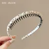 Diadema de Lunares para Mujer 2026 Nuevo Estilo Especial para Lavarse la Cara Diadema Alta para Cráneo con Dientes Pinza para el Cabello Antideslizante Accesorio para el Cabello
