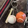 Llavero Colgante Mini Béisbol Transfronterizo Accesorios Deportivos Casuales Softbol Béisbol Pequeños Accesorios Fabricante de Manualidades