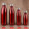 Termo mini deportivo de acero inoxidable creativo, botella de cola de boliche, botella de agua deportiva, taza de agua con logo de regalo