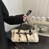 Bolsa Veludo Retrô Transfronteiriça Novo Estilo Outono e Inverno 2025 Bolsa de Ombro para o Dia a Dia Bolsa de Mão Feminina Bolsa Tote