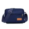 Bolsa de Negócios Multicamadas, Bolsa Transversal de Lona, Bolsa de Ombro, Bolsa Transversal, Bolsa Casual, Bolsa Quadrada Pequena Masculina