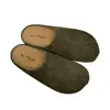 Mocasines cerrados de punta partida estilo francés para mujer, zapatos cómodos sin cordones con suelas gruesas, pantuflas de otoño con tacón fino