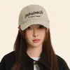 Gorra de Béisbol de Ala Ancha Estilo Coreano Gorra de Pico para Mujer, Ampliada y Profundizada para Cabeza Grande, Hace que la Cara Parezca Más Pequeña, Gorra Bordada Vintage para Hombre