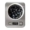 Balanza de Cocina Digital con Función de Piel Onza Panel de Acero Inoxidable Balanza de Peso en Gramos para Hornear Luz Alimentos Preparación de Comidas