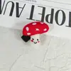 Estilo Coreano Dibujo Animado Cara Sonriente Linda Lunares Hongo Accesorios para el Cabello Pinzas para el Cabello para Niños Versátiles Flequillo Pinzas Laterales Accesorios para el Cabello