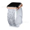 Correa para Apple Watch Ultra s9 de silicona con estampado de leopardo láser 41mm40mm45mm49mm correa para reloj inteligente