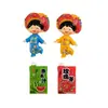 Imanes de Nevera de Muñeca con Pasador de Flores de Quanzhou, Pegatinas Magnéticas de Resina con Forma de Bebidas y Snacks, Pegatinas Creativas de Decoración de Nevera Estilo Comida y Juego
