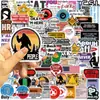 100 Adesivos Criativos Divertidos para Adultos Graffiti Transfronteiriços para Decorar DIY Guitarra Mala Caderno Adesivos à Prova d'Água