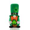 Cross-border irlandês Patrick's Day Decorativo Boneca Verde Ornamentos Creative Green Leaf Dwarf Ornaments Rudolph