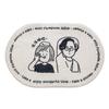 Lavable a máquina inodoro absorbente pareja baño individual puerta mascota cachemir suave alfombrilla antideslizante sin pelusa