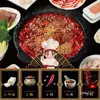 Hola Base para Hot Pot Haidilao Tomate Mantequilla Condimento de Chongqing Salsa para mojar Aceite transparente Condimento de Sopa de Champiñones Sabor Rico