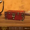 Caja de Almacenamiento Antigua de Madera Caja de Almacenamiento de Joyería Cosméticos de Escritorio Caja de Madera Caja de Accesorios para Manualidades Caja de Tesoros de Juguetes
