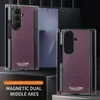 Adecuado para Samsung Z Trifold Funda para Teléfono Plegable con Eje Central Magnético y Protección Anti-Caídas para Galaxy Zfold7