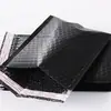 Saco Envelope Bolha Preto para Comércio Exterior, Filme Coextruso, Amortecimento Espesso, Saco Bolha para Courier, Sacola para Acessórios de Pequenos Itens de E-commerce
