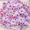 Pacote de Materiais de Flores Mix-and-Match Florais, Flores de Seda, Flores Artificiais, Materiais para Guirlanda DIY Feita à Mão e Acessórios de Cabelo