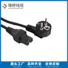 Cable de alimentación con enchufe estándar europeo, certificado VDE, de tres conductores, tipo europeo, 10A, tipo de calefacción eléctrica, cable resistente a alto voltaje