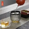 Jarra Pequeña de Vidrio Jianshui Olla Tapa Base para Olla Pequeña Taza para Lavar Té Depósito para Posos de Té Cubo Pequeño para Té Vertedor de Agua de Desecho Tetera Accesorios para Ceremonia del Té