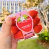 Caja de Fresa y Crema Ruili Celebridad de Internet Caja de Empaque para Pastel de Bayas Caja Desechable para Llevar Tiramisú Mousse